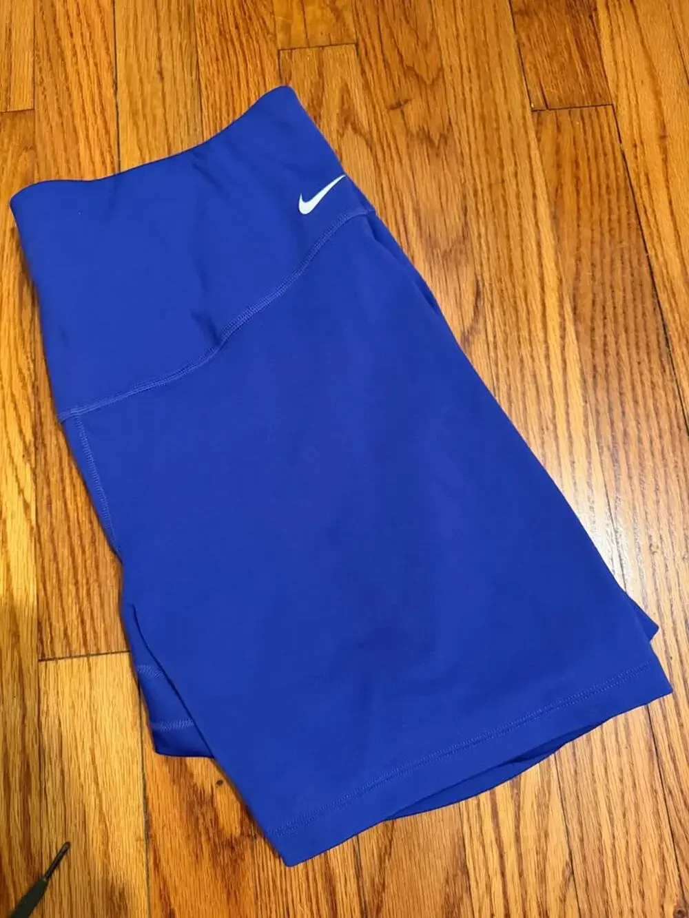 Nike Dri-FIT Women’s 1X Blue Bike Shorts Athletic Training Shorts